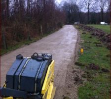 Chemin d?acc&egrave;s presque termin&eacute;