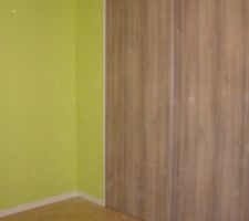 Notre chambre, un beau vert anis