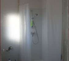 Simulation paroi douche