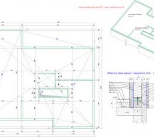 Assemblage ossature (implantation des lisses basses)