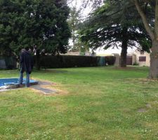 Terrain vue vers le nord