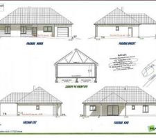 La charpente est termin&eacute; pose de l\\\'ecran sous toiture