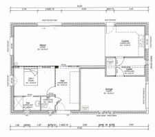 Plan des combles aménageables modifiés