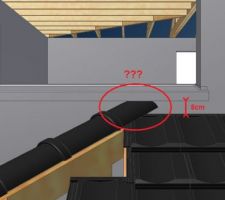 Problème toiture : arêtier dans l'appui de fenêtre !
