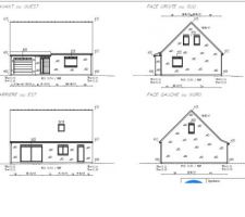 Plan de facade