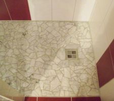 Sol de la douche italienne
