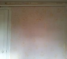 La deuxième couche de tapisserie trop dure à enlever