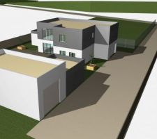 Il y aura un garage en annexe pour mon mari!