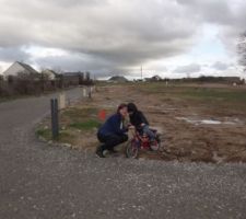 Le nord a gauche le sud a droite de la photo