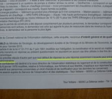 Enquête sur le prix des terrains à bâtir....ah oui, obligatoire, sous peine d'amendes!!