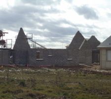&Eacute;l&eacute;vation des murs - 23/02/2014
