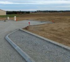 Lotissement en cours de viabilisation