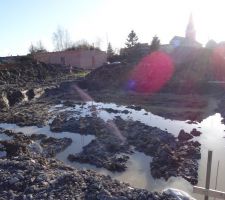 Fondations - dessin des murs porteurs