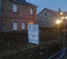 L'arri&egrave;re de notre maison cot&eacute; rte