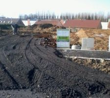 Accès chantier fait