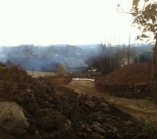 Chemin d'accès maison locative