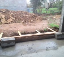 Seuil de la baie de 3 mètre