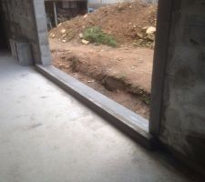 Seuil de la baie de 3 metre