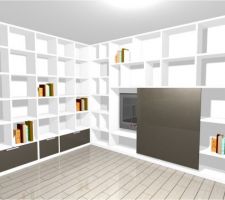 SALON BIBLIOTHEQUE