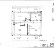 Plan de permis : ETAGE