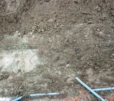Pose de la cuve d'eau et fosse septique