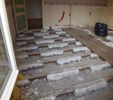 D&eacute;but parquet futur garage