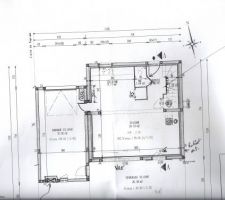 Plan de RDC et garage.