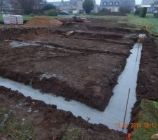 Fouilles coul&eacute;es