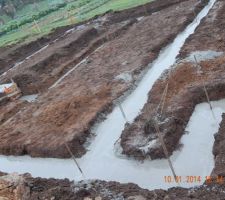 Fouilles coul&eacute;es