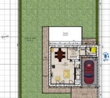 Chauconin simulation SweetHome3D intégration Terrain