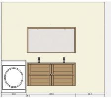 Plan meuble salle de bain