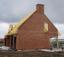 Pose de la charpente