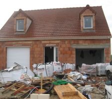 04/03/14-Livraison matériaux pour chape et carrelage