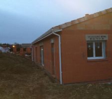 Gouttières en place