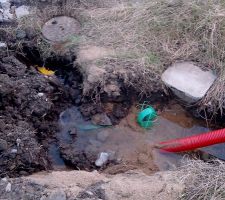 Le compteur d'eau vient d'être posé...