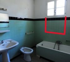 Projet d'ouverture de la fen&ecirc;tre de salle de bain