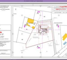 Implantation sur la parcelle