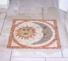 Mosaique a l'entrée