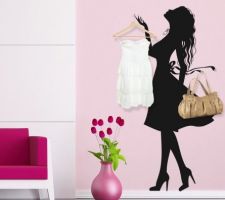 Stickers de la chambre de ma fille(6 ans) qui adore les chaussures à talons