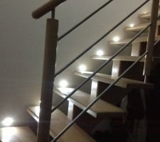 Leds escalier