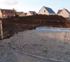 Geotextile sous le chemin d\'accès (vue plus gloable)