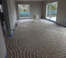 Plancher chauffant aérothermie