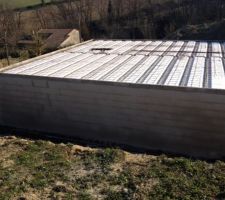 Dalle plancher avant coulage
