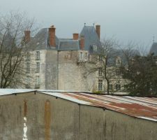La future vu de la terrasse... Mais aussi une contrainte pour la construction.