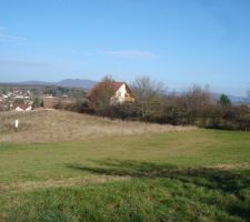 Terrain vue depuis le sud