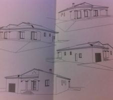 Les plans de la maison de nos rêves dessinés par mon homme