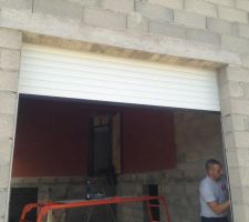 Installation porte de garage