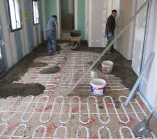 Chape en cours cuisine