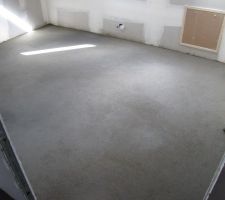 Chape de l'étage ok