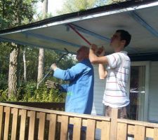 Démontage terrasse mobil-home